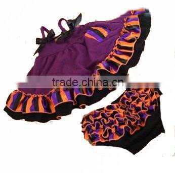 cute kids boutique set wholesae infant swing top set baby girls clothes