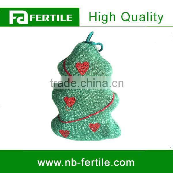 YWJ 123171 Crisdtmas tree pot cleaning brush dish brush kitchen brush