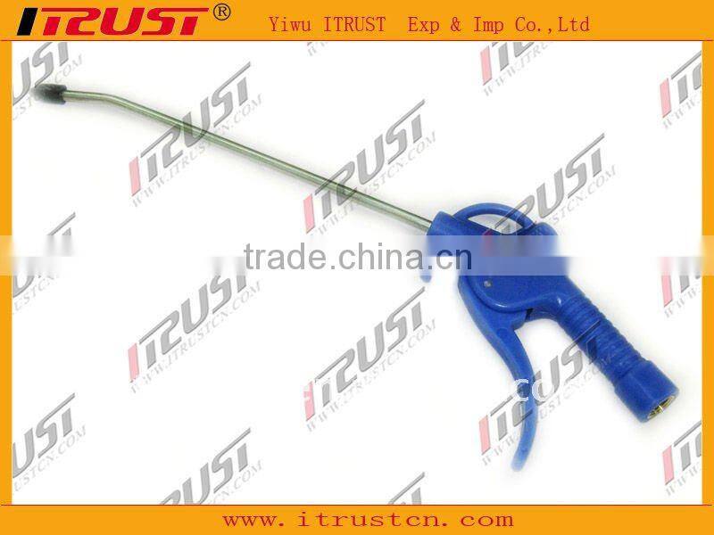 plastic air blowing dust gun with long nozzle and cover
