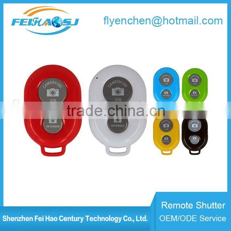Wireless selfie stick with bluetooth remote shutter