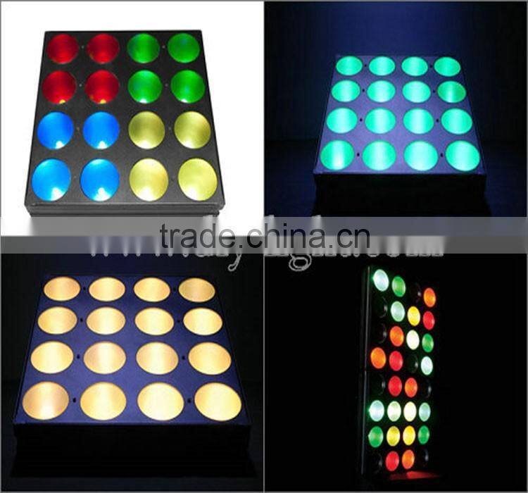 4Pcs/Lot 16 Heads 30W COB RGB LED Wall Washer Stage Lights Pixel Panel Matrix Blinder Light 4x4 Slim LED 3 in 1 Matrix Night Clu