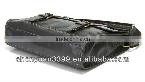 Customized Men Fashion Genuine Leather Briefcase China Supplier 2015 New