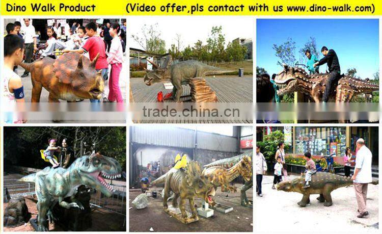 Electronic Game Mechanical Walking Dinosaur Silicon Toy Ride