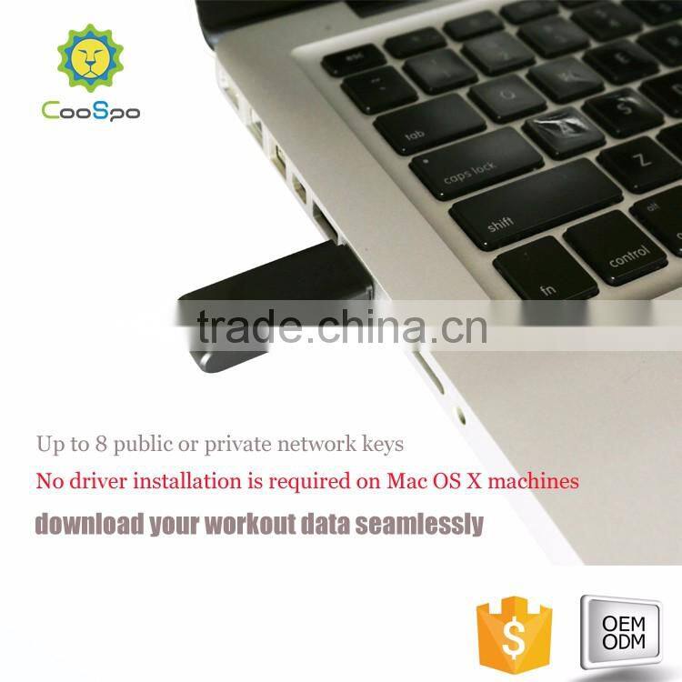 CooSpo hot sale wireless ANT+ receiver for Mac and windows