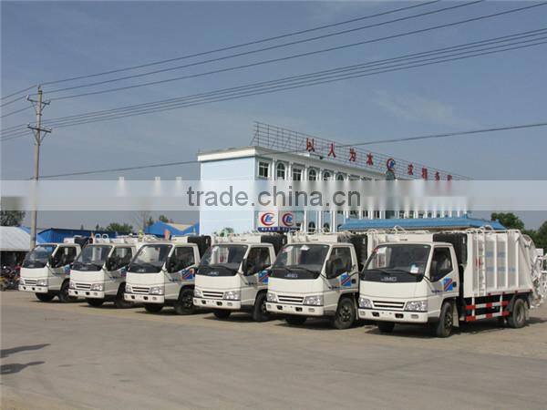 FORLAND mini garbage collector truck , cheap price 1m3 hook lift garbage truck