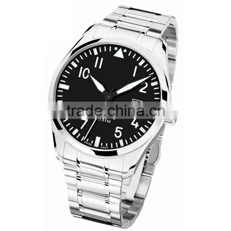 10 ATM water-resistant stainless steel case watch japan automatic movement Sapphire glass with stainless steel band