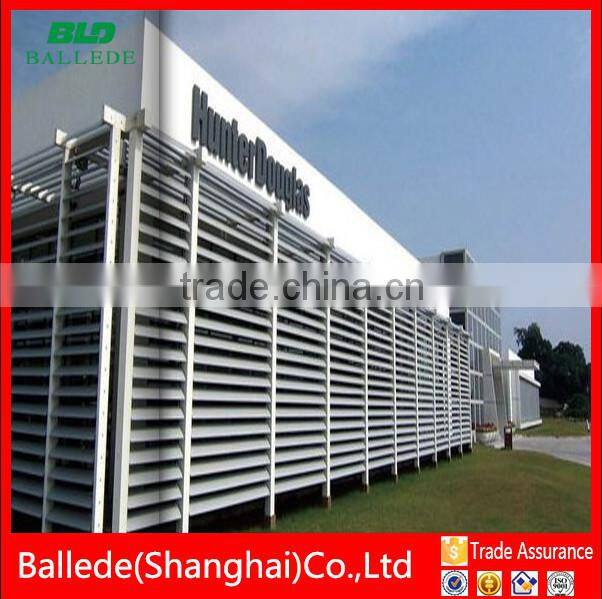 fixed extruded aluminum louver