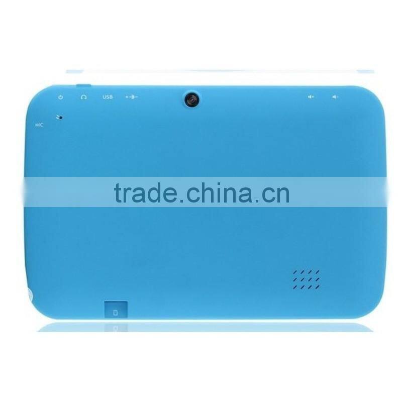 Kid Proof Silicone Kids 7 inch Tablet Case Quad Core Android 4.4.2 Good Quality Tablet PC android 4.2 Tablet For Gaming