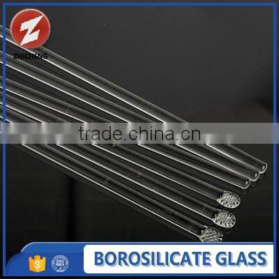 all slzes of clear borosilicate glass rod