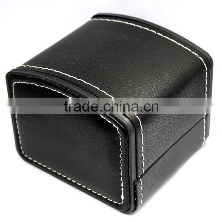 PU Leather Covering Plastic Gift Box for Watch
