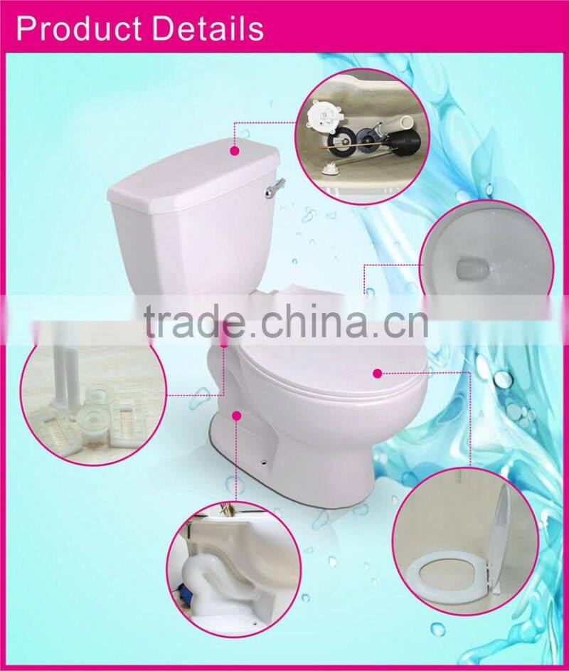 Commode sanitaryware siphonic dual flush Toilet Bone Color