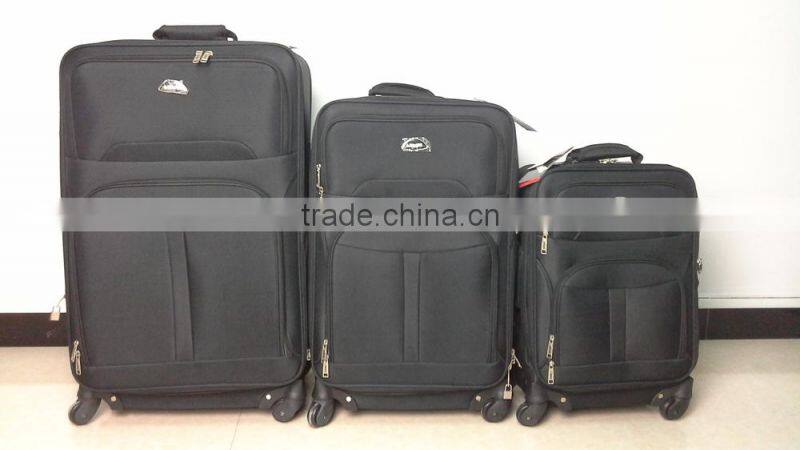 factory job lot spinner trolley luggage set 3pcs