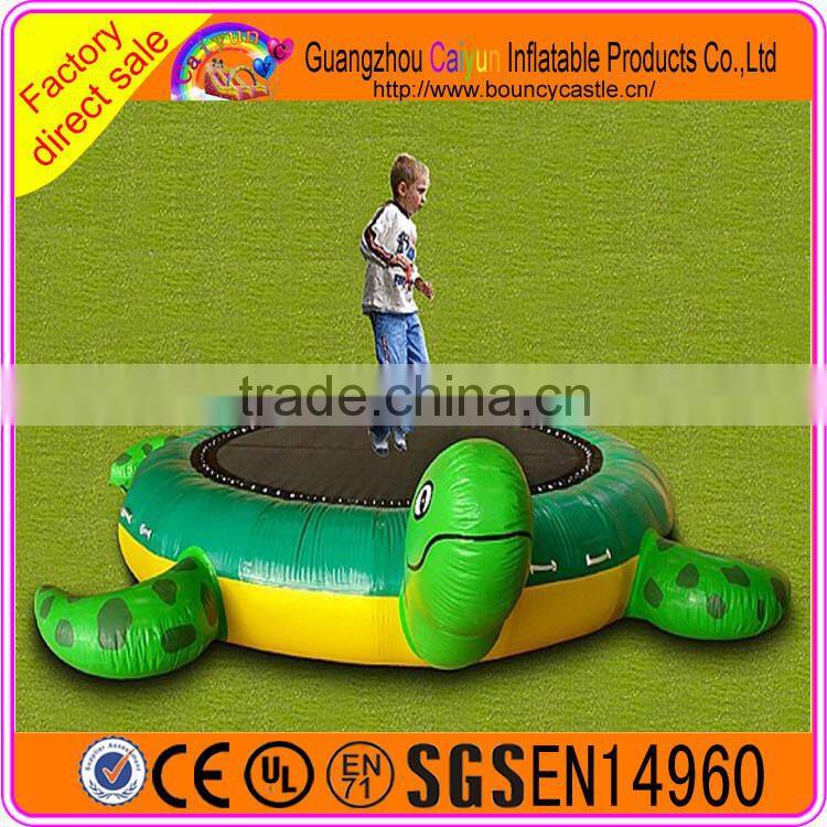 Tortoise Inflatable Water Trampoline Floating Water Bungee Bed