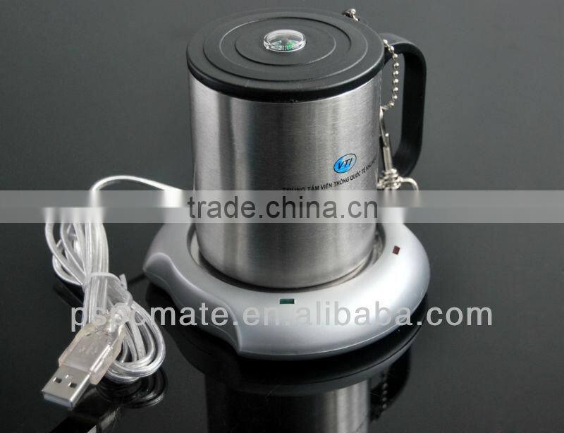 Usb cup warmer with 4 port usb hub Mug heater