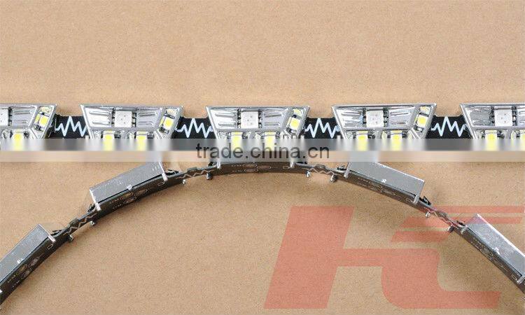 led daytime running light drl Dual color yellow as turning lights
