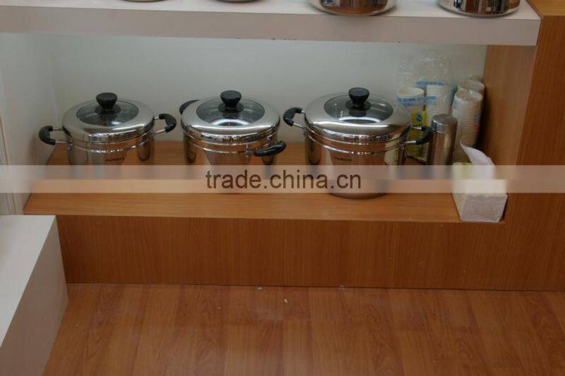 2 Tier steamer pots with combined lid