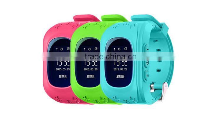 Colorful wrist watch waterproof gps smart watch 2015 for kids