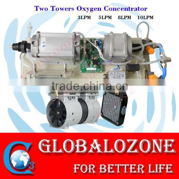 Built in oxygen concentrator ozone generator for water treatment