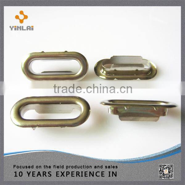 Good quality metal oval groove buckle