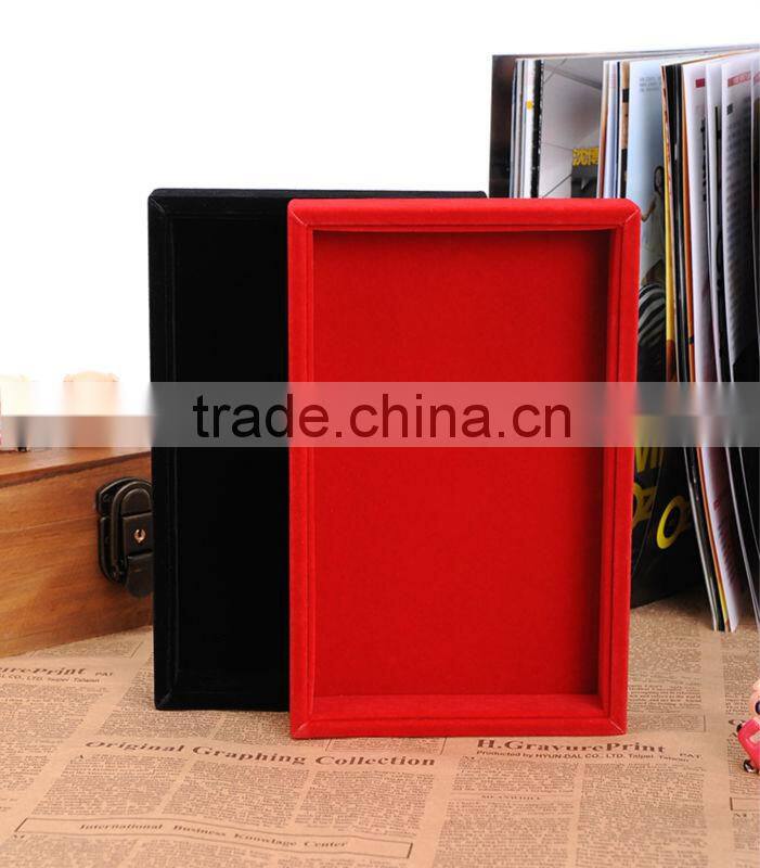 Black and Red Jewelry Display Tray (Accept Custom Design And Print Your Logo)