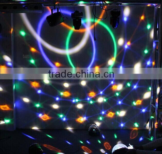 LED 6PCS*3W RGB crystal ball light KTV effect light