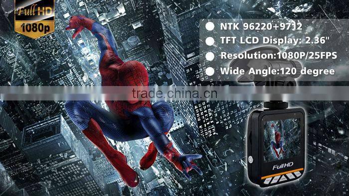 Newest GPS car camera+Motion Detection dvr+G-sensor NTK solution car mobile dvr