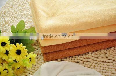 Microfiber weft knitted towel