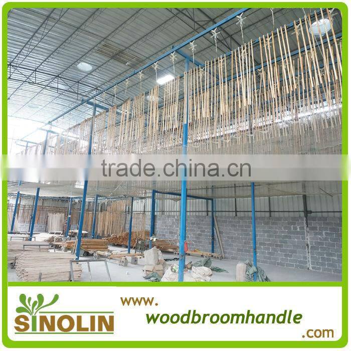 colorful lacquer painted wooden broom handle