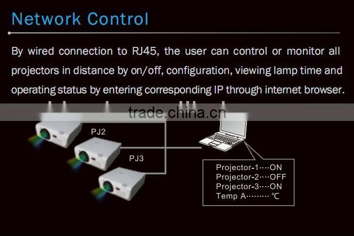 Large venue Projector Daytime high power projector large outdoor projector HDMI RJ45 WXGA 1280x800pixels 7000lumens