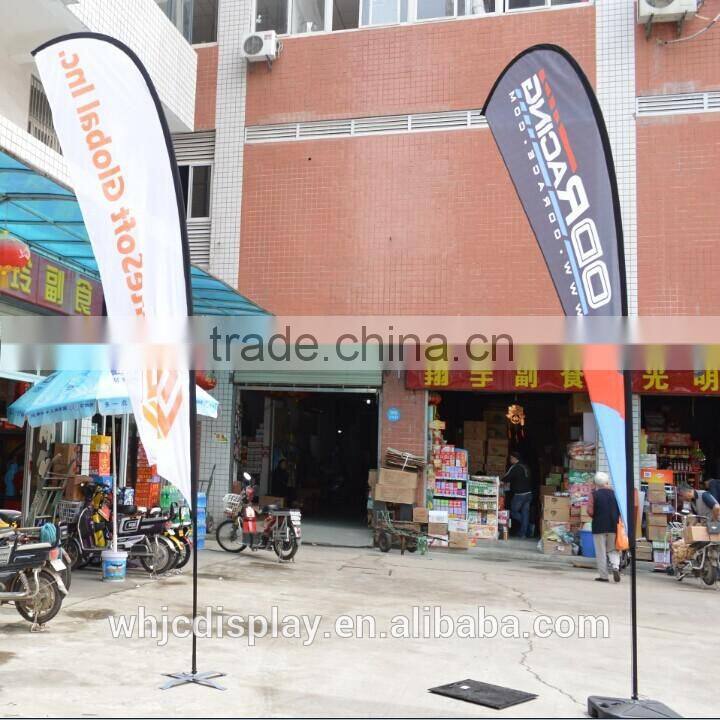 Wholesale Outdoor Advertising Aluminium Beach Flag Pole Large Beach Flag Promotional