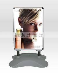 Water tank poster stand for digital printing banner