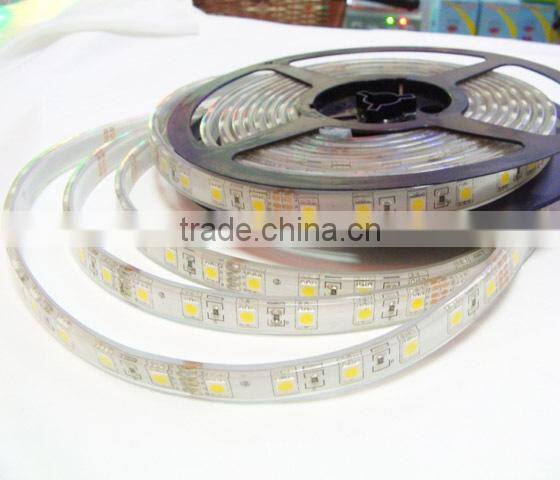 Flexible SMD5050 60leds/m RGB color waterproof IP68 strip with specification
