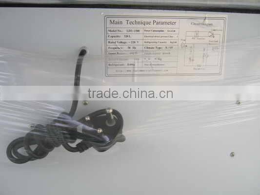 Hot sales Commercial glass display fresh meat freezer showcase