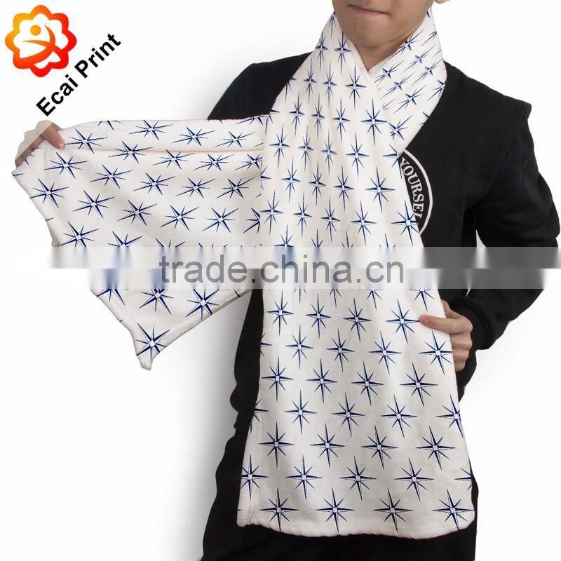 popular good looking heat transfer custom made lady scarf