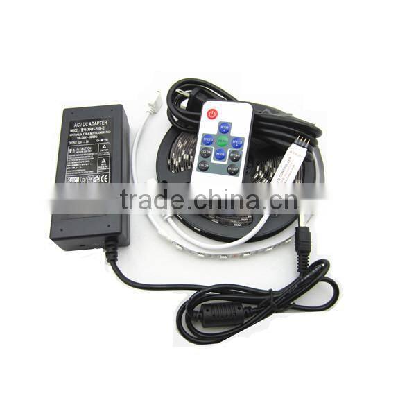 RF Wireless/IR Controller Flex RGB LED Light Strip, Color Changing RGB LED Strip Light Kit with Blister Packing CE &RoHS