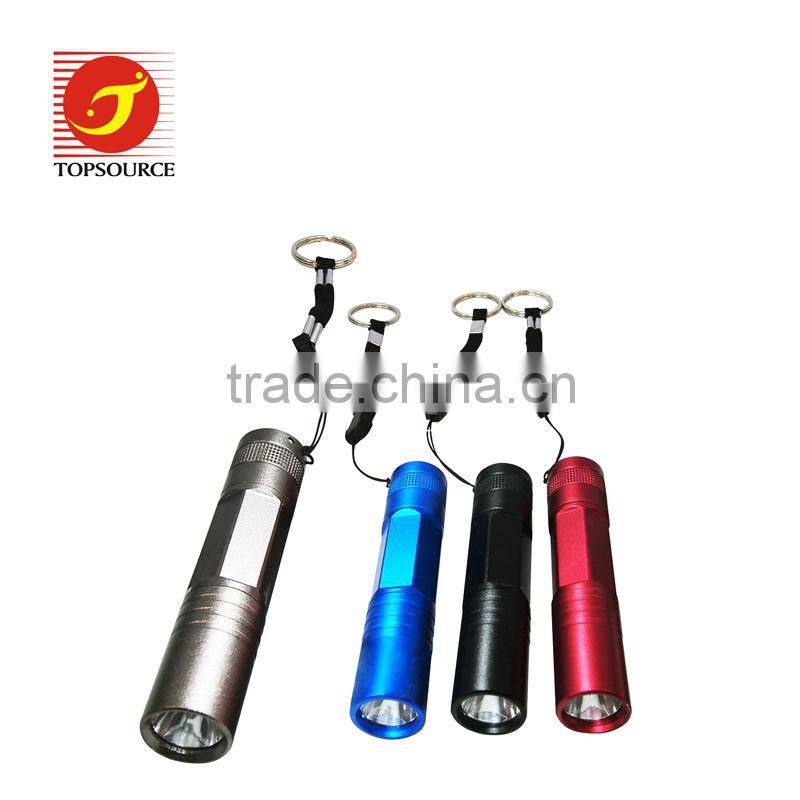 TE099 super bright 0.5W aluminium flashlight with bowl shape