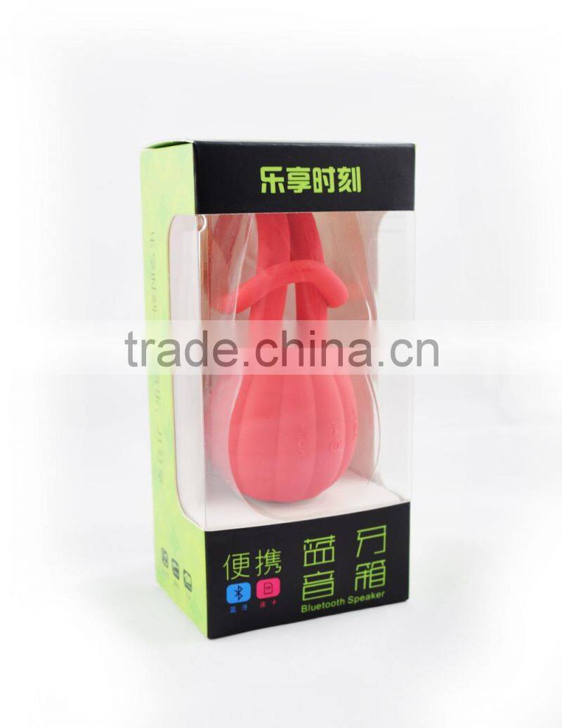Wholesale low price silicon cartoon mini stereo music outdoor portable rechargeable bluetooth speaker