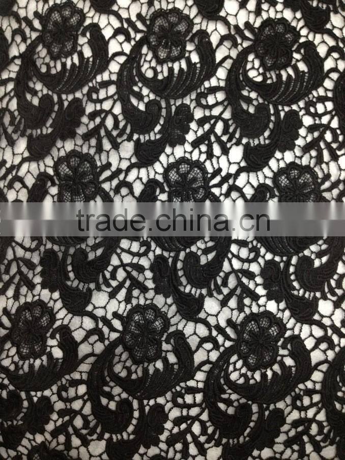 100% Qmilch Guipure Lace Fabric for Sale