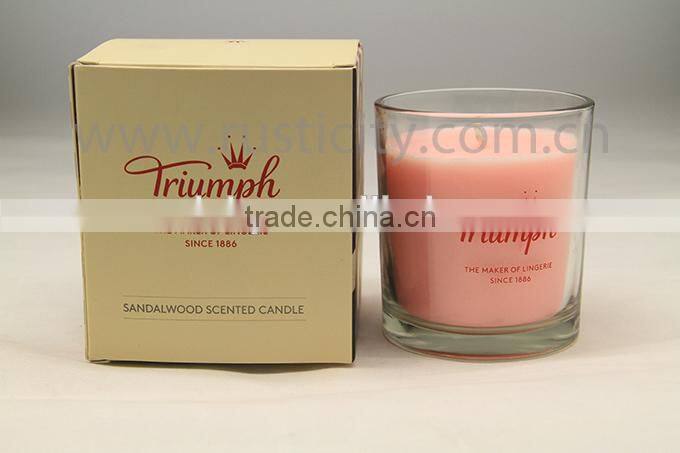 Promotional soy wax candle,high quality glass jars wholesale