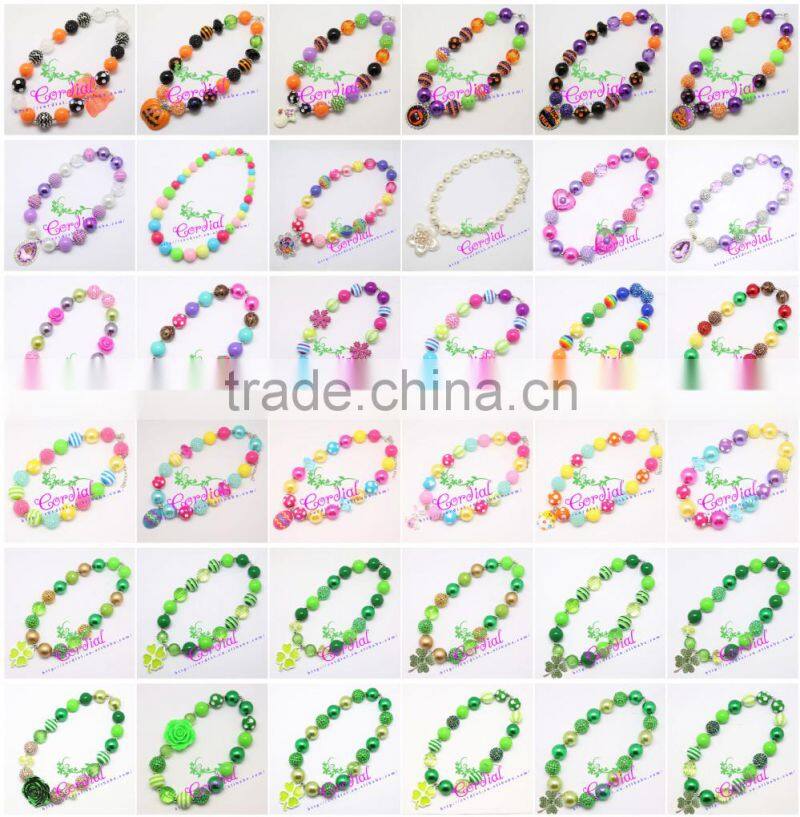 High Quality Handmade Bead Jewelry Yiwu Cordial Design Beaded Thanksgiving Day Turkey Necklace