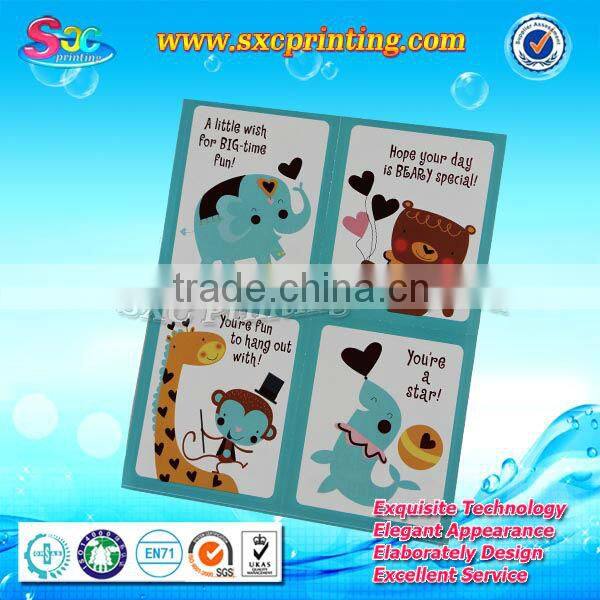 Custom printed label sticker and biodegradable custom sticker labels