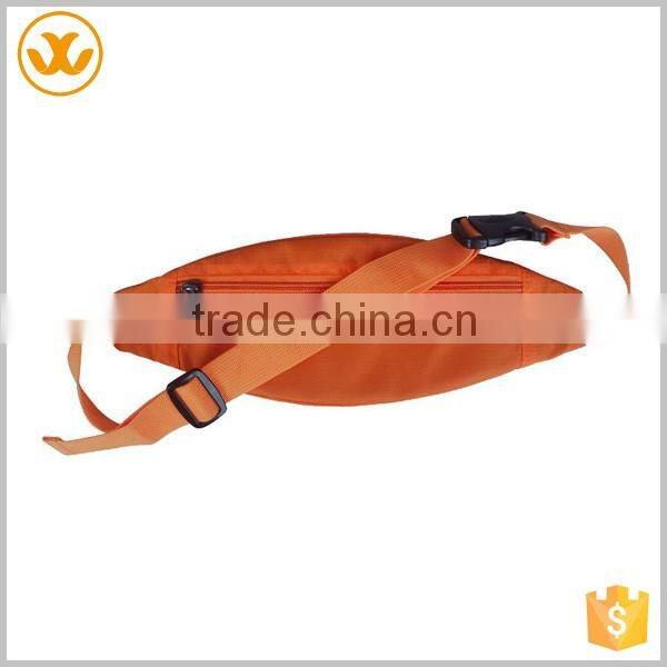 Jogging cycling waterproof pu nylon orange adjustable pocket bag
