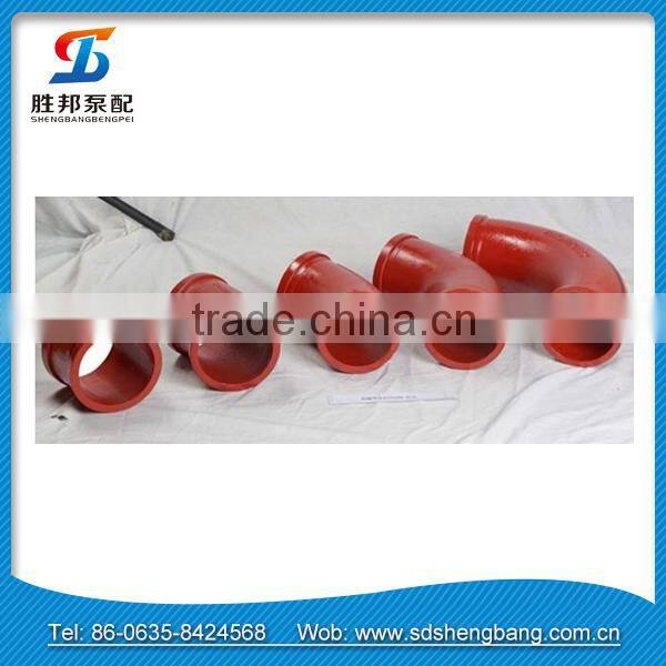 wear resisting truck mounted concrete pump elbow