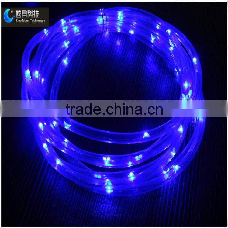 Pink color Copper wire string light with waterproof timer battery case