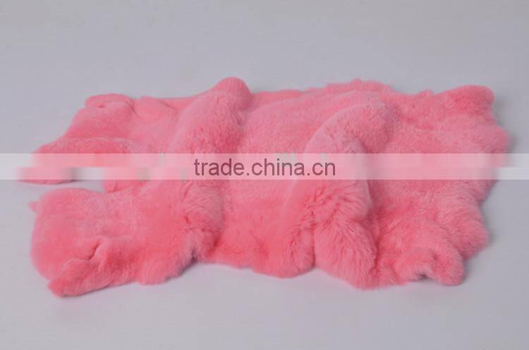 Real Fur Skin / Rex Rabbit Dyed Colors / Rex Rabbit Fur Skin For Coat