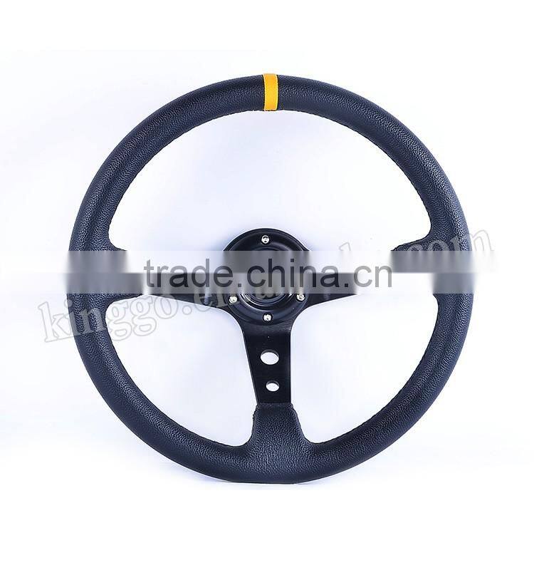 Universal PVC RACING CAR STEERING WHEEL 350mm