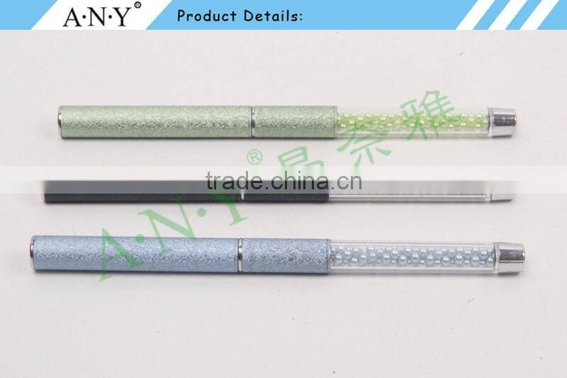 ANY New Arrival Mental Handle Pure Color Flat Hair Gel Nail Art Brush Hot Sale