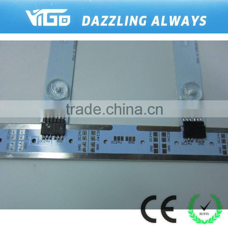 24v4.8w 160 angle led light bar with lens for thin light box