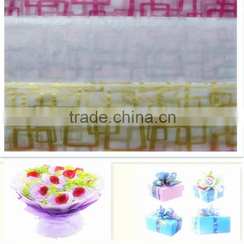 Types Of Good Quality Transparent-printed Gift Wrapping Plastic Film