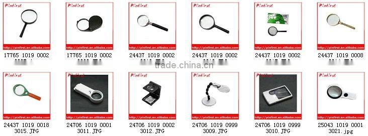6X Plastic Desktop Magnifying Glass For Reading And Identify